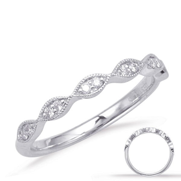 White Gold Matching Band - EN8048-BWG