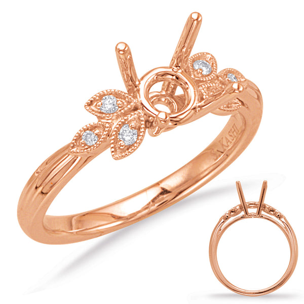 Rose Gold Engagement Ring - EN8050-25RG