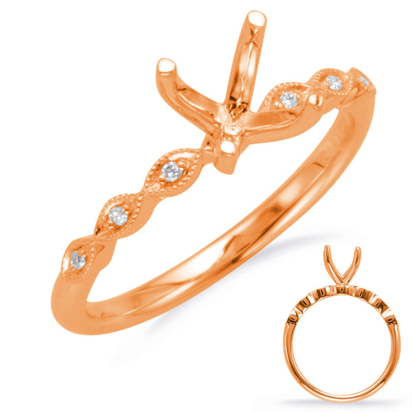 Rose Gold Engagement Ring - EN8096-50RG