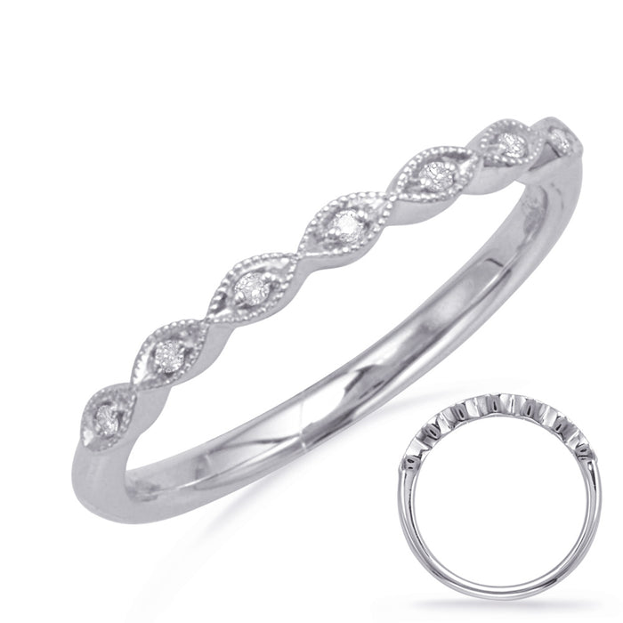 White Gold Matching Band - EN8096-BWG