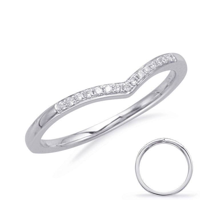 White Gold Matching Band - EN8100-BWG