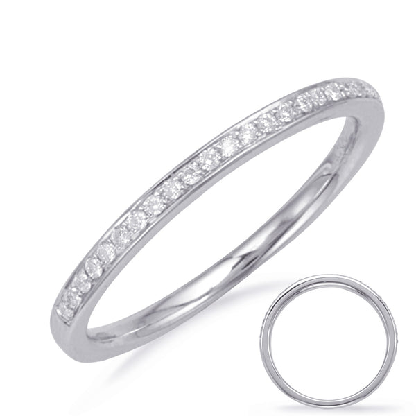 White Gold Matching Band - EN8112-BWG