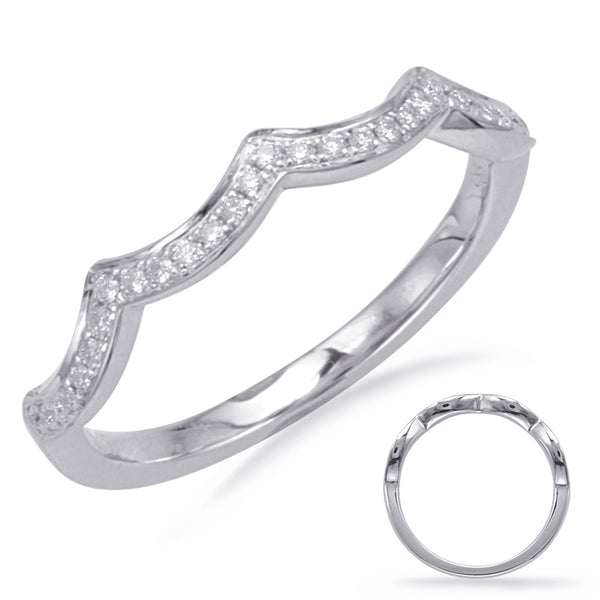 White Gold Matching Band - EN8115-BWG