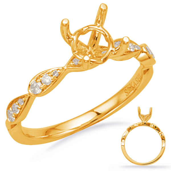 Yellow Gold Engagement Ring - EN8156-33YG