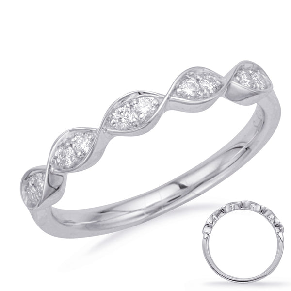 White Gold Matching Band - EN8157-BWG