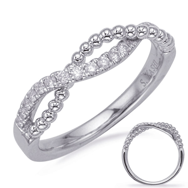 White Gold Diamond Fashion Ring - EN8246-BWG
