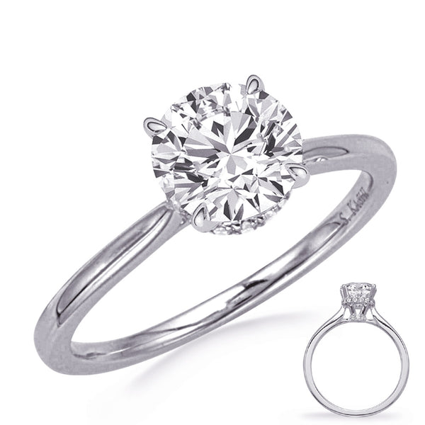 White Gold Engagement Ring - EN8344-50WG