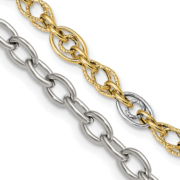 14KT OPEN LINK CHAINS