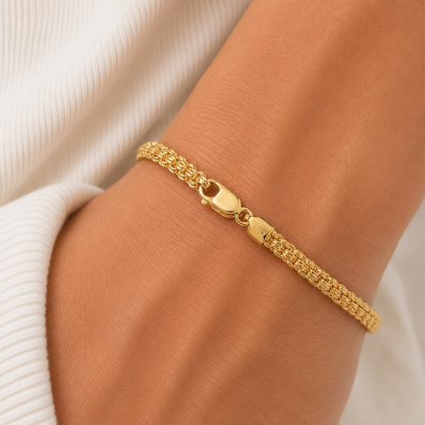 10Kt Ice Link Bracelet