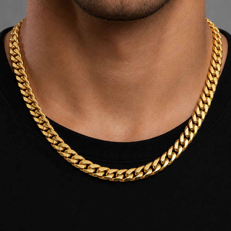 10Kt Hollow Miami Cuban Chains
