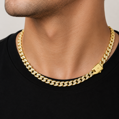 14Kt CZ Miami Cuban Chain