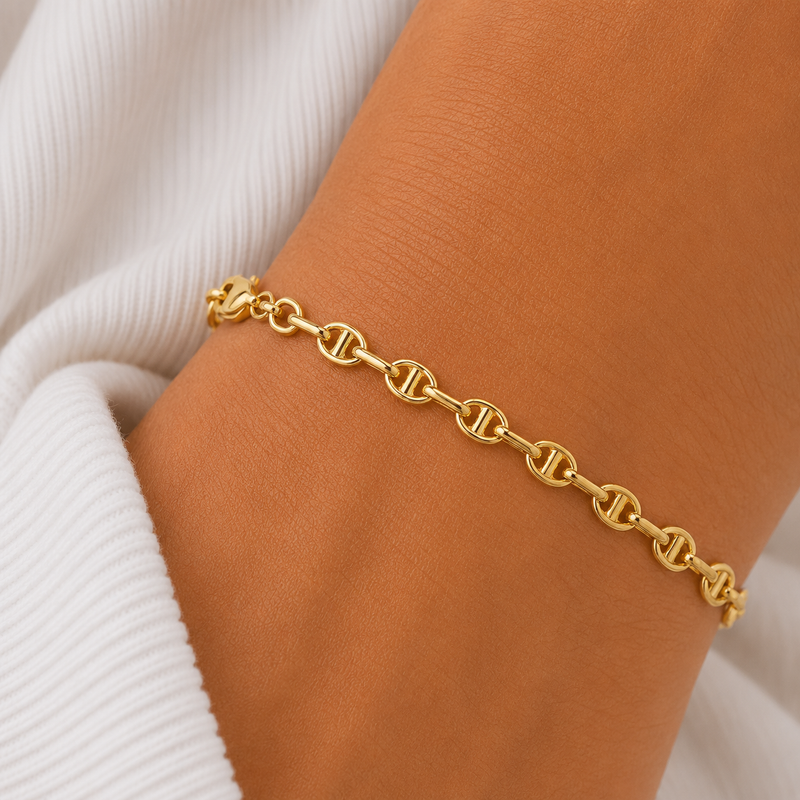 14Kt 3D Mariner Bracelets