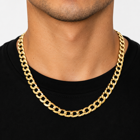 14Kt Hollow Curb/Cuban Chain