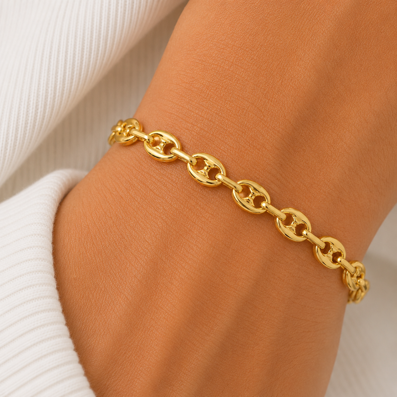 10Kt Puffed Gucci Bracelet