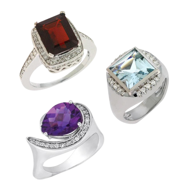 SEMI-PRECIOUS RINGS