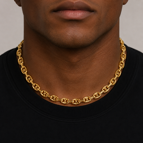 10Kt Puffed Gucci Chains