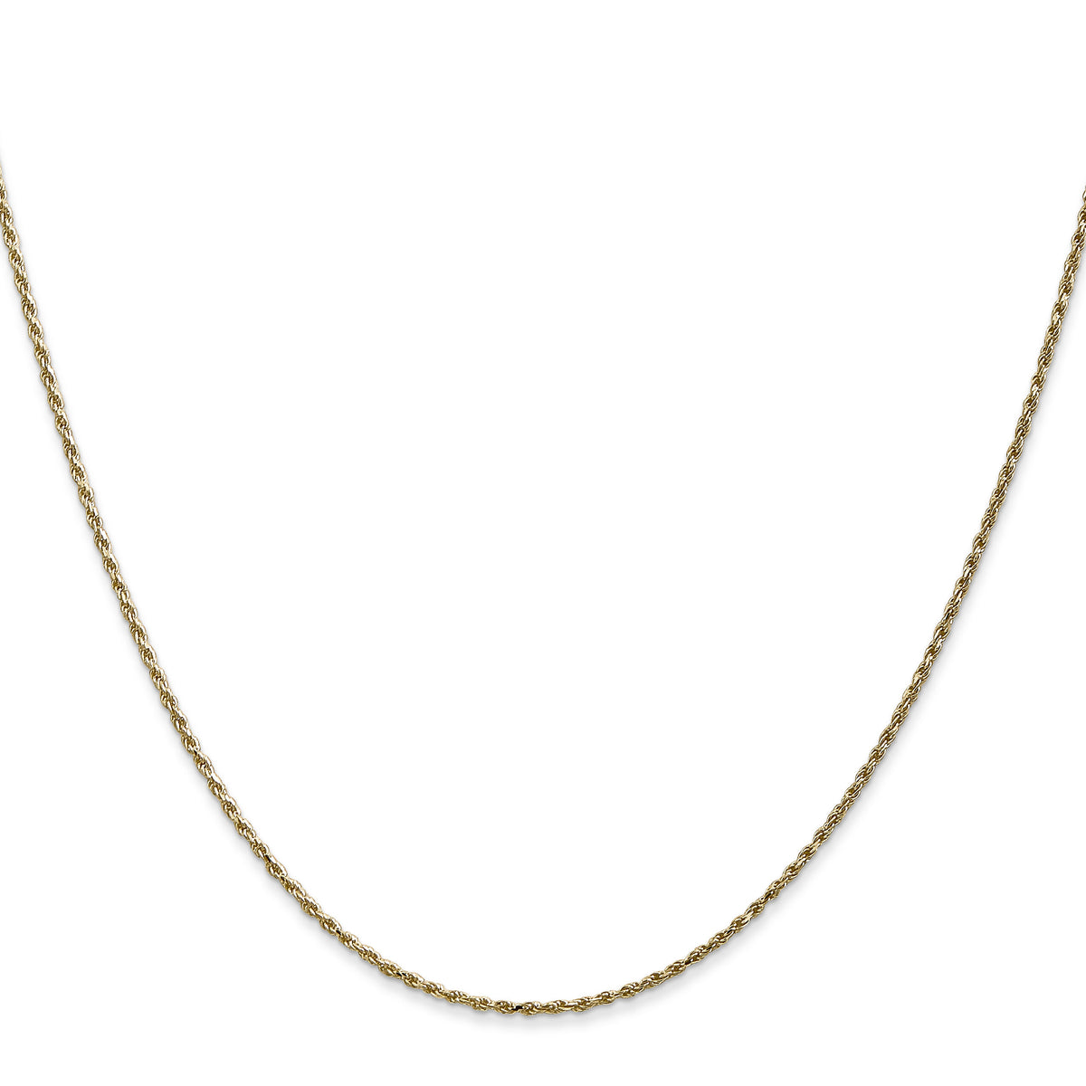 14k 1.15mm D/C Machine-made Rope Chain-010L-16