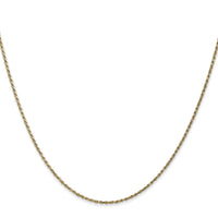 14k 1.15mm D/C Machine-made Rope Chain-010L-16