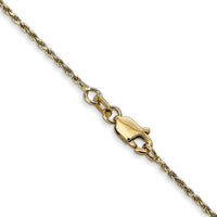 14k 1.15mm D/C Machine-made Rope Chain-010L-16