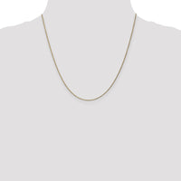14k 1.15mm Diamond Cut Machine-made Rope Chain-010L-20