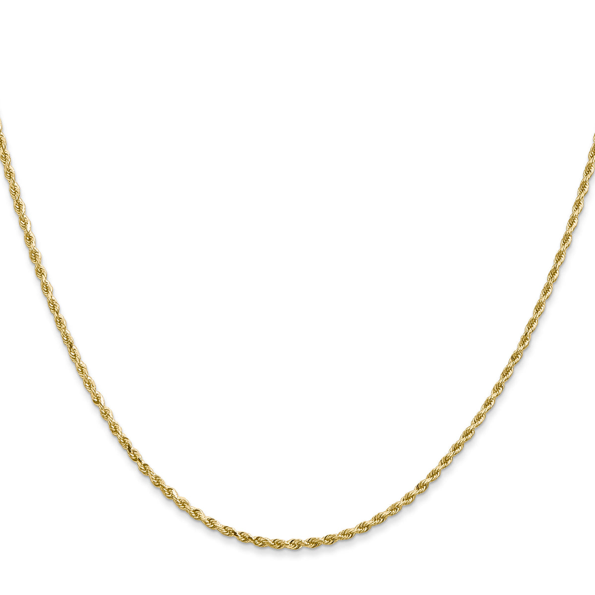 14k 1.50mm D/C Rope with Lobster Clasp Chain-012L-26