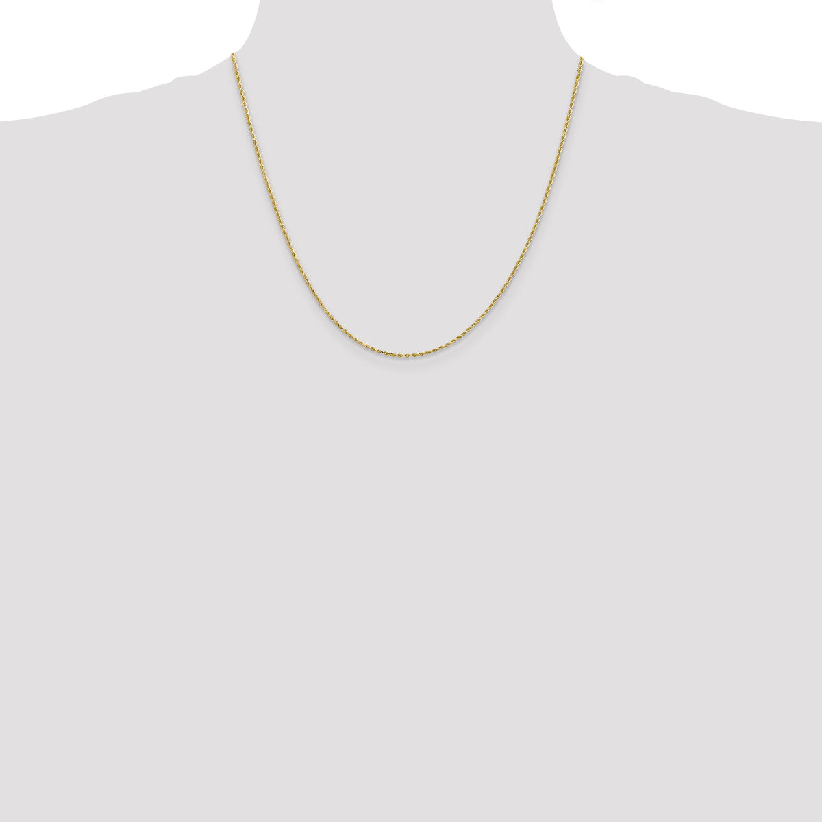 14k 1.50mm D/C Rope with Lobster Clasp Chain-012L-20