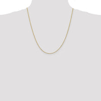 14k 1.50mm D/C Rope with Lobster Clasp Chain-012L-22