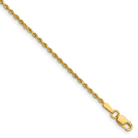 14k 1.50mm D/C Rope with Lobster Clasp Chain-012L-18