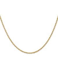 14K 30 inch 1.5mm Regular Rope with Lobster Clasp Chain-012S-30