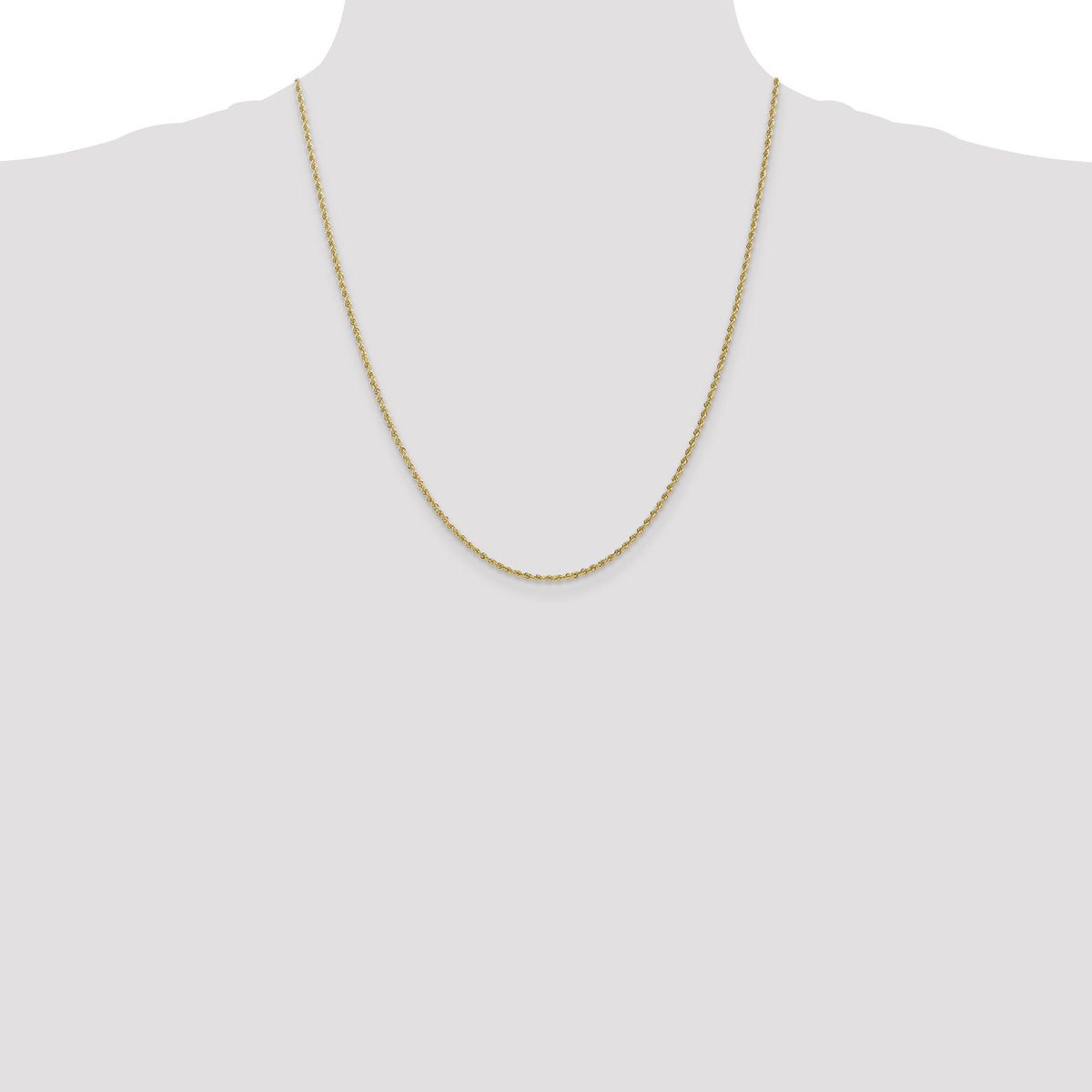14k 1.50mm Regular Rope Chain-012S-22