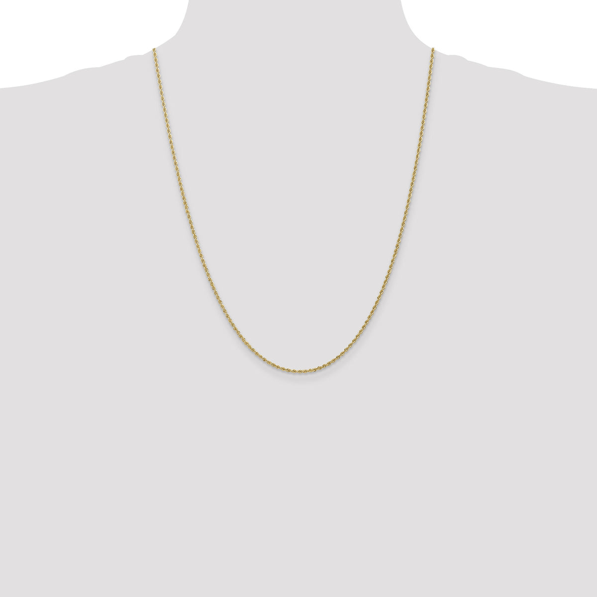 14k 1.50mm Regular Rope Chain-012S-24