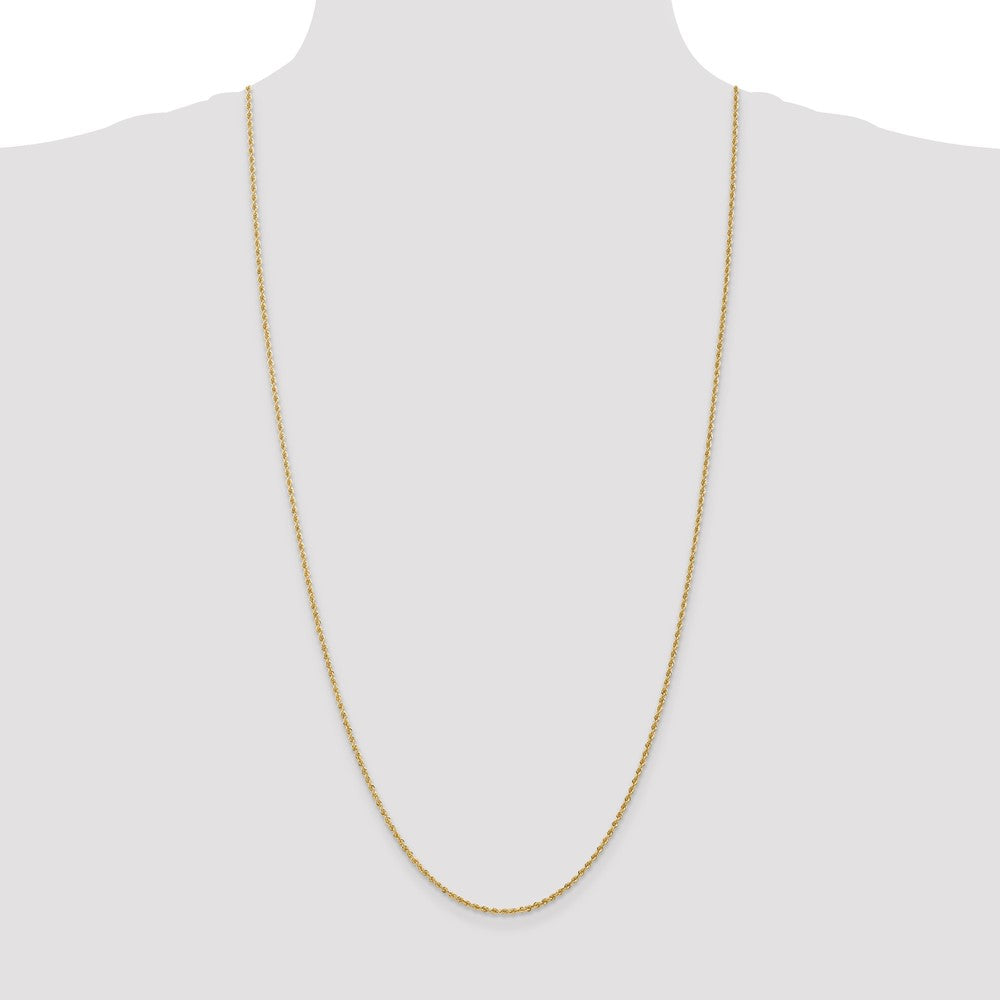 14K 30 inch 1.5mm Regular Rope with Lobster Clasp Chain-012S-30