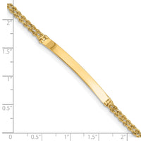 14k Two Strand Rope ID Bracelet-012SD-8