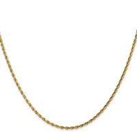 14k 1.75mm D/C Rope with Lobster Clasp Chain-014L-26