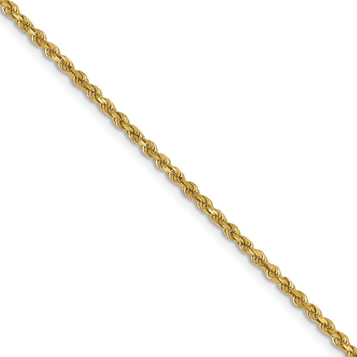 14k 1.75mm D/C Rope Chain (100 inch Spool)-014L-100