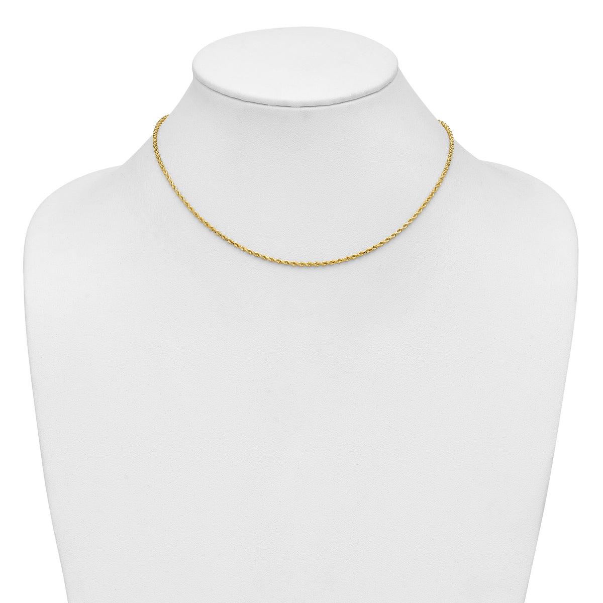 14k 1.75mm D/C Rope with Lobster Clasp Chain-014L-16