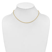 14k 1.75mm D/C Rope with Lobster Clasp Chain-014L-16