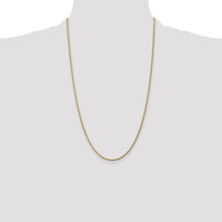 14k 1.75mm D/C Rope with Lobster Clasp Chain-014L-26