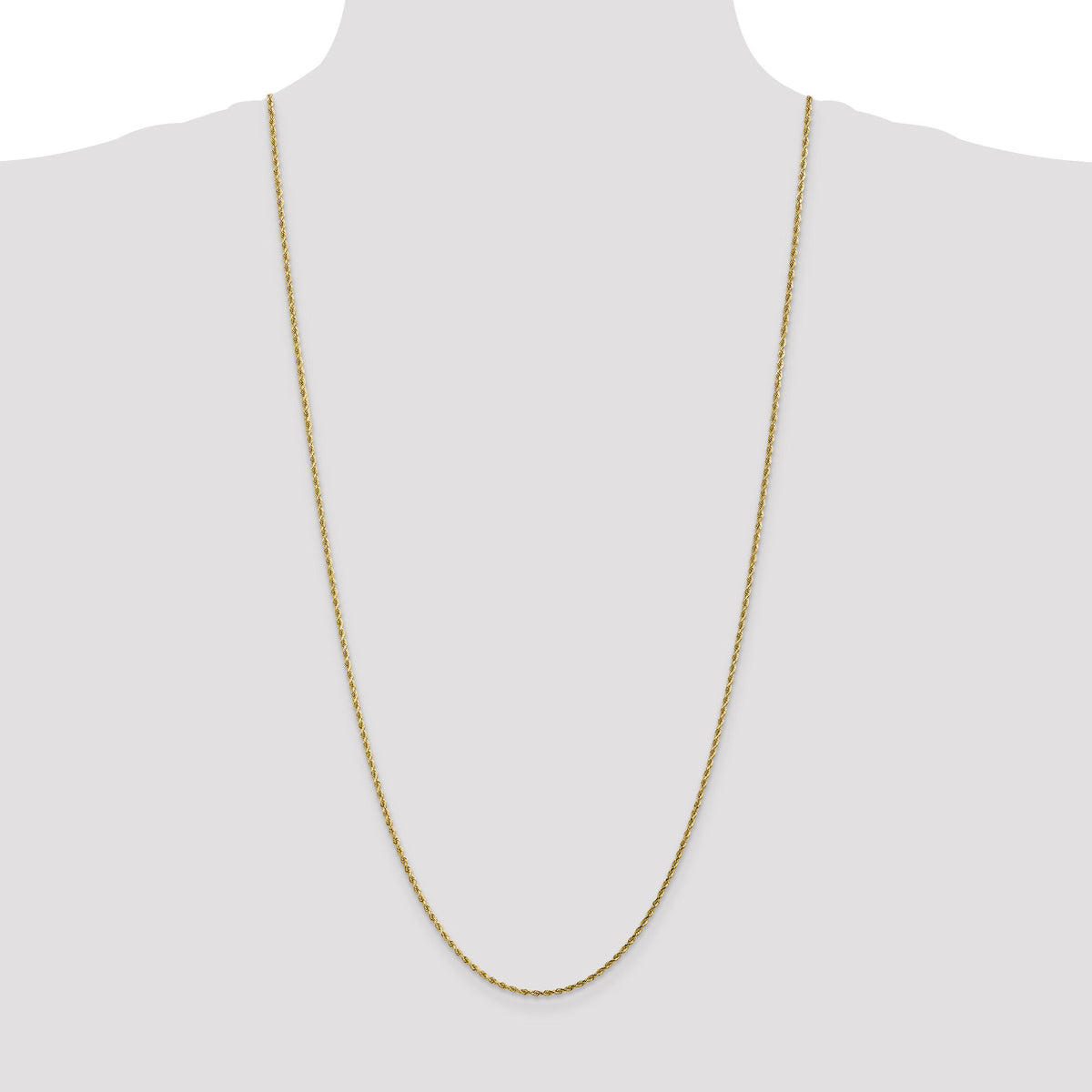 14k 1.75mm D/C Rope with Lobster Clasp Chain-014L-30