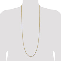 14k 1.75mm D/C Rope with Lobster Clasp Chain-014L-36