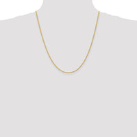 14K 22 inch 2mm Regular Rope with Lobster Clasp Chain-014S-22