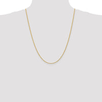 14K 24 inch 2mm Regular Rope with Lobster Clasp Chain-014S-24