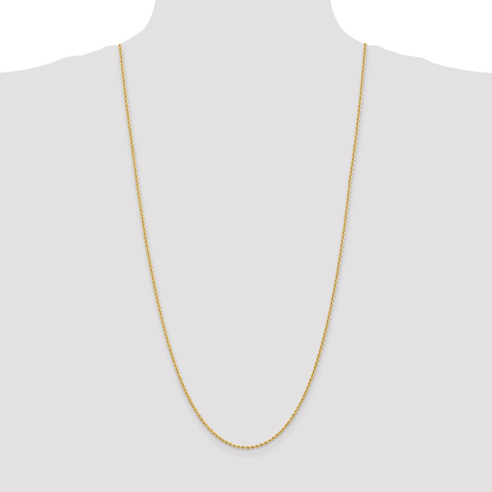 14K 30 inch 2mm Regular Rope with Lobster Clasp Chain-014S-30