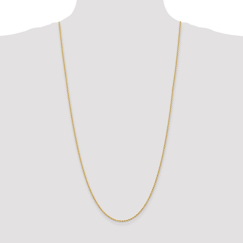 14K 30 inch 2mm Regular Rope with Lobster Clasp Chain-014S-30