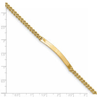 14k Two Strand Rope ID Bracelet-014SD-8