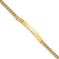 14k Two Strand Rope ID Bracelet-014SD-7