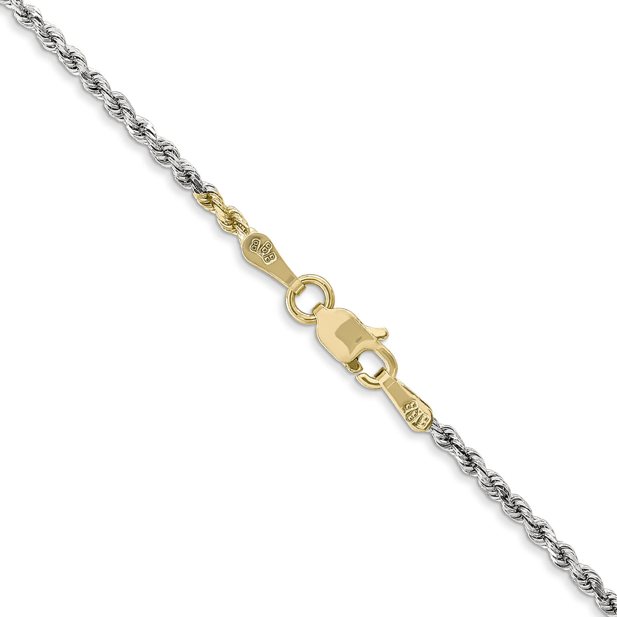 14k Tri-Color 1.75mm D/C Rope Chain-014TC-18