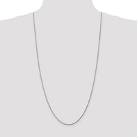 14k White Gold 1.75mm D/C Rope with Lobster Clasp Chain-014W-30