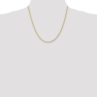 14k 2mm D/C Rope with Lobster Clasp Chain-016L-20