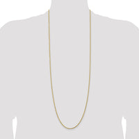 14k 2mm D/C Rope with Lobster Clasp Chain-016L-36